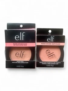 Bundle 2 e.l.f. Primer Infused Matte Blush & Regular Blush Base Always Cheeky - Picture 1 of 7
