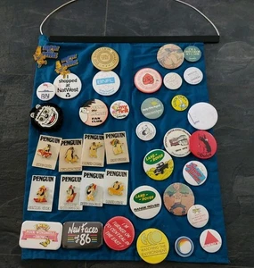 Colección De Insignias Publicitarias Vintage Lote Mixto #1 - Imagen 1 de 13