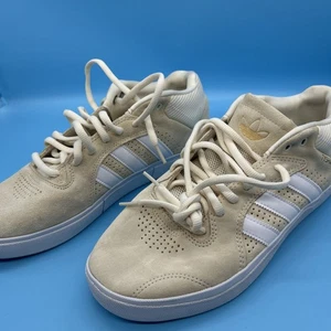 Adidas Tyshawn Jones Skateboarding Suede Mens SZ 11 Off White Cloud White GW3169 - Picture 1 of 17