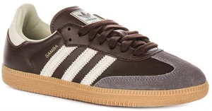 Adidas Samba OG W Retro 70s Leather Womens Trainer In Brown UK 3 - 8 - Picture 1 of 5