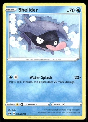 Pokémon TCG Pokémon Shellder Common Regular - Image 1 of 2