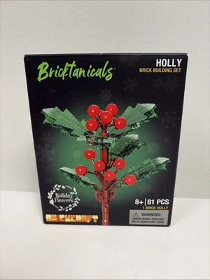 Brick Craft Bricktanicals Holly Brick Building Set 81pcs Brand New Sealed Box - Image 1 of 2