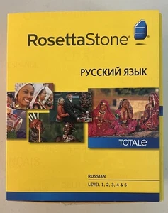 Rosetta Stone Russian Version 4 Levels 1-5 w/ PC Discs, Key & Audio Companion - Picture 1 of 6