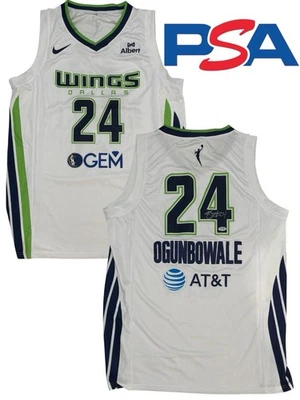 Arike Ogunbowale Signed Autographed WNBA Dallas Wings #24 Jersey PSA/DNA AUTO - Image 1 of 4