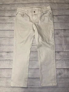 Womens 8 Old Navy Ivory Boyfriend Straight Jeans  - Picture 1 of 3
