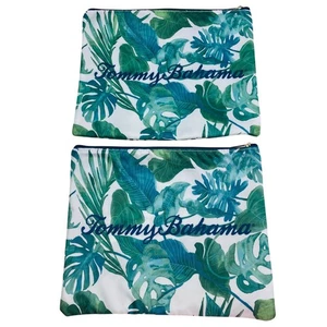 2-Tommy Bahama Tropical 12x10" Reißverschluss Reise/Schwimmen oder Kosmetiktasche wasserdicht - Bild 1 von 5