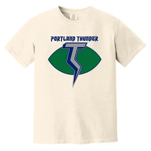 Portland Thunder T-Shirt Heavyweight Vintage Colors | WFL Football Team - Bild 1 von 7