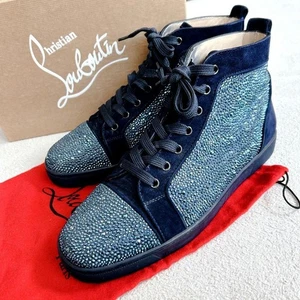 Christian Louboutin Herren High Cut Sneaker Navy EU43/US10 110797c - Bild 1 von 23