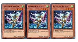 Yugioh - 3X Soldado pez lanza - Común - Ilimitado - Ginebra - EN018 - Casi como nuevo - Imagen 1 de 1