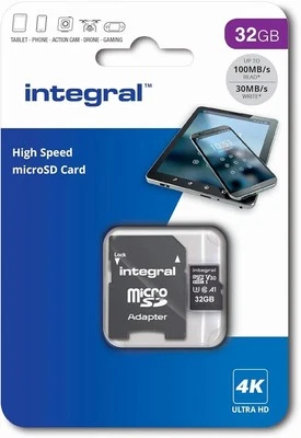 Integral UltimaPro Memory 32 GB MicroSDHC Premium High Speed Memory Card - Image 1 of 3