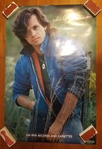 John Cougar Mellencamp US RIVA promo poster 1 sided VG+ Condition 22" x 33" D - Foto 1 di 1