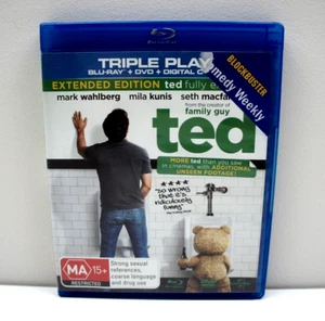Ted Blu Ray 2012 Mark Wahlberg Seth MacFarlane Region All - Free Postage - Picture 1 of 8