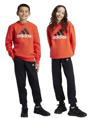 ADIDAS TUTA BAMBINO/A RAGAZZO/A UNISEX IX9517 ARANCIONE NERO  DA 7/8 A 15/16 A - Immagine 1 di 4