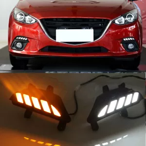 Luz antiniebla bicolor de circulación diurna para Mazda 3 AXELA 2014-16 señal de giro DRL - Imagen 1 de 12