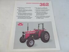 Brochure tracteur Massey Ferguson 362