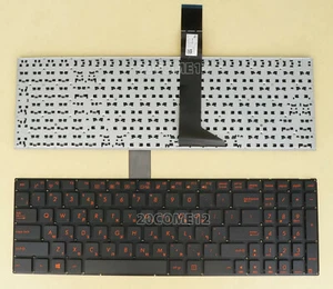 Per Asus X552W D551E D551L P552E F520J F520M F550C Tastiera Ebraica Israele HB Rosso - Foto 1 di 2
