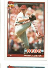 1991 Topps MLB Factory Baseball Card Pick #253-507 40th Anniversary