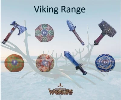 Pillowfight Warriors Soft Play Shields, Axes or Swords – Choose Style & Theme