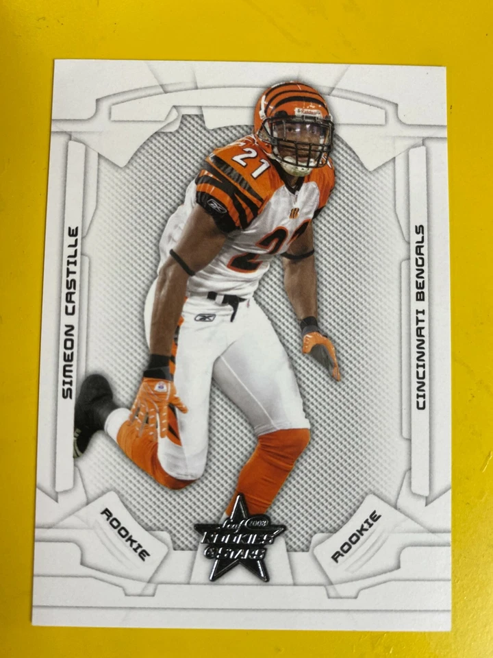 D47492  2008 Leaf Rookies and Stars #178 Simeon Castille BENGALS ROOKIE #174/999 - Image 1 of 1