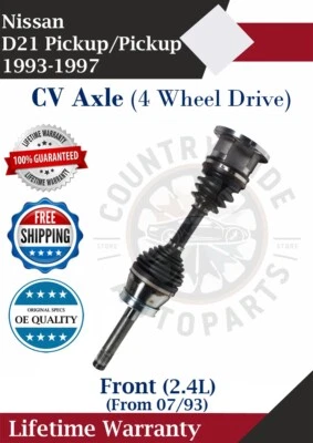 Nuevo eje CV delantero OE para camioneta/pickup Nissan D21 1993-1997 4x4 garantía de por vida. Foto 1 de 4