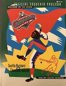 A.L. Championship Series Oct 2005 Official Souvenir Program Mariners vs Indians - Picture 1 of 2