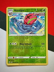 Accelgor 014/264 Fusion Strike REVERSE Holo Rare Pokémon PACK FRESH - Picture 1 of 2