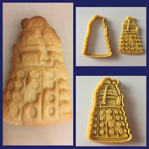 Dalek Doctor Who Impreso en 3D Cortador de Galletas Estampillas Hornear Galleta Forma Herramienta - Imagen 1 de 5