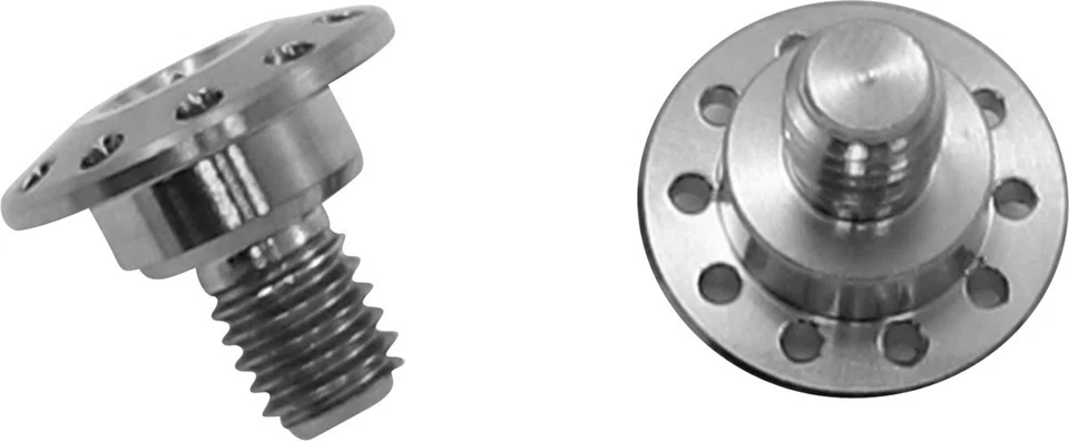 Works Connection 6x12mm Rear Master Cylinder/Shouldered Titanium Bolts (70-607) - Image 1 of 1