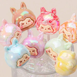 3 Lollipop Keychain Charm Cute Lollipop Purse Keychain Pendant Resin Accessories - Picture 1 of 12