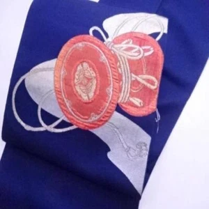 Mujer Kimono Obi Cinturón Seda Hecho en Japón Japonés Vintage Tradicional - Imagen 1 de 10