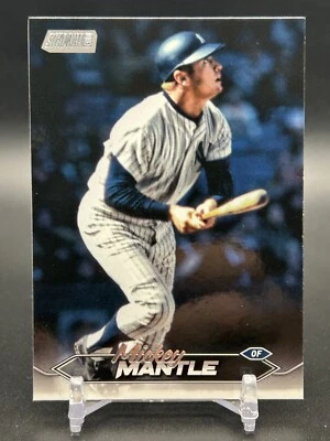 2024 Topps Stadium Club Mickey Mantle #136 Hall of Fame HOF New York Yankees - Image 1 of 2