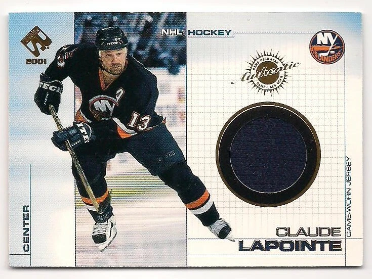 Claude Lapointe 00-01 Pacific Private Stock Authentic Game Worn Jersey - Image 1 of 1