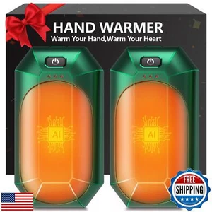 WARMHAND AI Hand Warmers Rechargeable 2 Pack,Portable Electric Hand Warmer Re - Picture 1 of 5