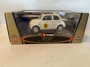 Bburago Gold collection 1/16è FIAT 500 ABARTH 1965 Réf 3334 No NOREV - Foto 1 di 4