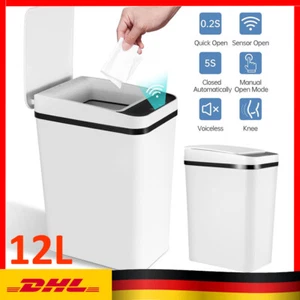 Kosmetikeimer Tretmülleimer Treteimer Abfalleimer mit Deckel Abfallkorb Küche - Bild 1 von 13