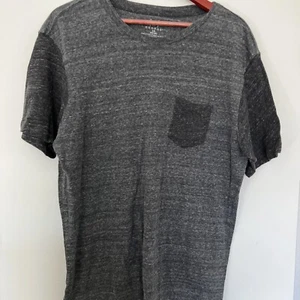 George Men’s Crew T-Shirt Size Large GREY With Pocket - Picture 1 of 2