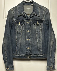 Denizen From Levis Ex-Boyfriend Trucker Denim Button Up Jacket- Women's Medium - Picture 1 of 5