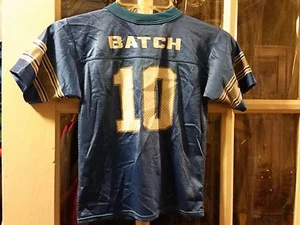 VTG Charlie Batch Detroit Lions Puma Jersey #10 Kids M (5-6) EMU Eagles Steelers - Picture 1 of 8