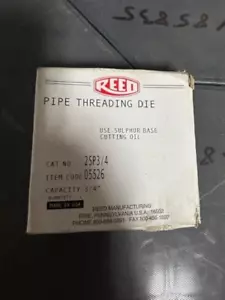 Reed Pipe Threading Die 2SP 4" X 4" 2SP3/4 05526 Pipe Size 3/4" - Picture 1 of 1