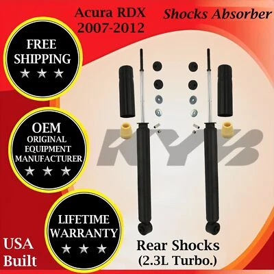 KYB Genuine OEM Rear Shocks For 2007-2012 Acura RDX 2.3L Turbo Lifetime Warranty - Imagem 1 de 4