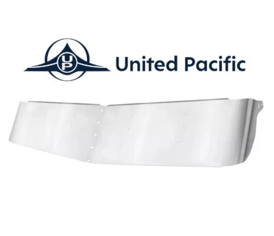 13-1/2 英寸不锈钢弧形外落遮阳板适用于 1995-06 Kenworth W900 — 第 1/3 张图片