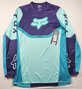 Fox Racing 180-W Motocross Jersey Purple/Blue Fox Logo Size Large NWT  - Picture 1 of 6