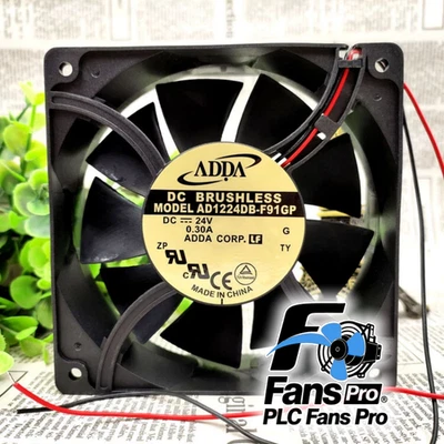 1PCS Brand New ADDA AD1224DB-F91GP DC24V 0.30A 12CM 2pin inverter cooling fan - Image 1 of 3
