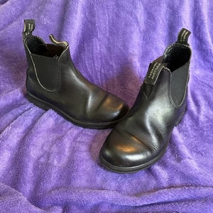 Blundstone Damen-Chelsea-Boot schwarz Leder Slipper Größe US 8,5 AU 5,5 - Bild 1 von 11