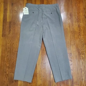 Tommy Bahama Pants Mens 38 Brown Silk Vintage Check Dress Slacks Terrain - Picture 1 of 14