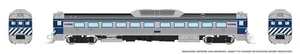Rapido 516005 N Budd RDC-1 Phase 2 - Standard DC BC Rail (silver, blue) - Picture 1 of 1