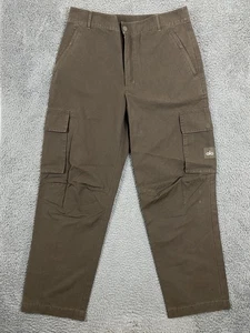 alo yoga uomo 33r marrone cargo ripstop pantaloni tela gamba dritta - Foto 1 di 7