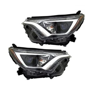 For Toyota RAV4 2016 17 2018 Headlight Driver & Passenger Side Pair CAPA Halogen - Picture 1 of 6