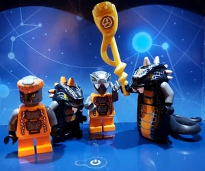 Lego Ninjago Minifigur Lot Schlange General SKALIDOR Constrictai Bytar Snike Stab - Bild 1 von 15