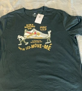NWT Nike Sportswear Moving Company Men’s T Shirt XXL Green $45 DZ2848-309 - Picture 1 of 5